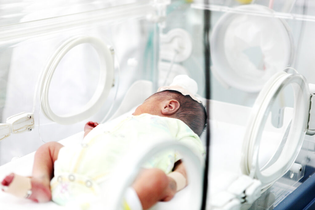 Neonatal/nyföddhetsvård på sjukhuset.